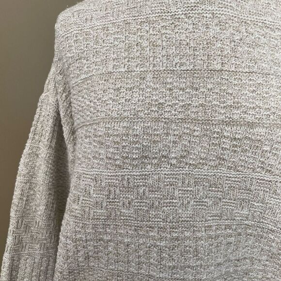 Vintage Chunky Tan Mens Sweater - Picture 2 of 4